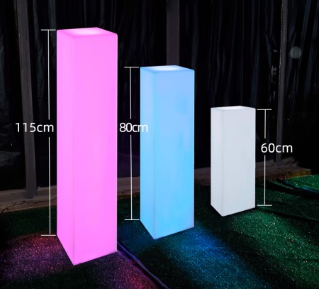 Светильник Колонна 30х180 питание от сети 220В, RGB