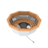 Банный чан 10 граней с обшивкой