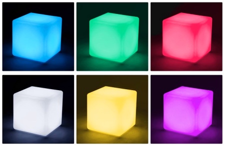 Светильник Куб 50 питание от сети 220В, RGB Светильник Куб 50 питание от сети 220В, RGB